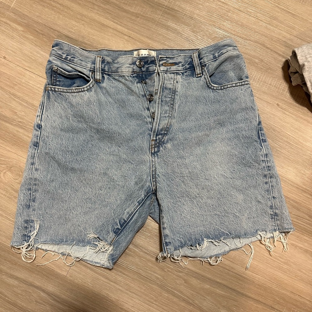 Frame denim shorts